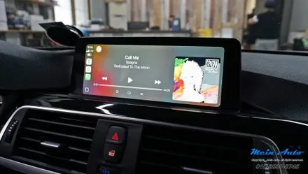 BMW 3시리즈(F30) 티맵, 카카오 내비, 네이버 지도 사용 유무선 애플 카플레이 & 안드로이드 오토 설치 / 경남 창원