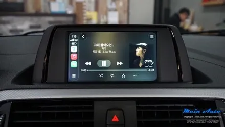 BMW 118d(F20) 애플 카플레이 순정 활성화 코딩 티맵, 카카오 내비, 네이버 지도 사용 / 경남 창원