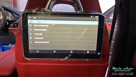 BMW X6M(F86) BMW 전용 안드로이드 후석(리어) 모니터 / 경남 창원