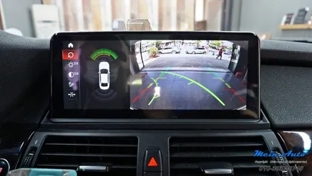 BMW X5(E70) 10.25인치 안드로이드 올인원 내비게이션, 순정형 후방카메라 시공 / 경남 창원