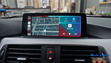 BMW 3시리즈(F30) 고화질 애플 카플레이(CarPlay) 설치 / 경남 창원