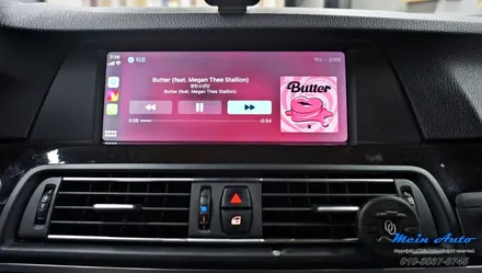 BMW 5시리즈(F10) 528i 고화질 애플 카플레이 모듈 설치 / 경남 창원