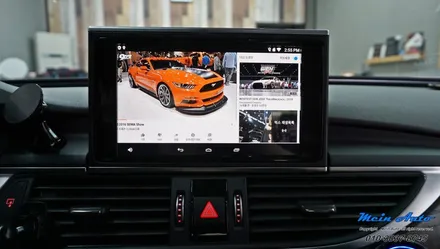 2016년 아우디 A6(C7) 안드로이드 셋탑 M2C-200A / 경남 창원