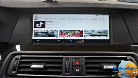 2010년 BMW 528i(F10) 안드로이드 셋탑 M2C-200A, 순정 HUD 연동 / 경남 창원