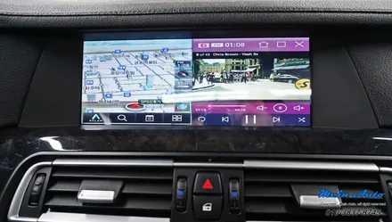 2009년 BMW 740Li(F02) JY-Z1 아틀란 셋탑 네비게이션, 순정 HUD 연동, 순정 후석 모니터 연동 / 경남 창원