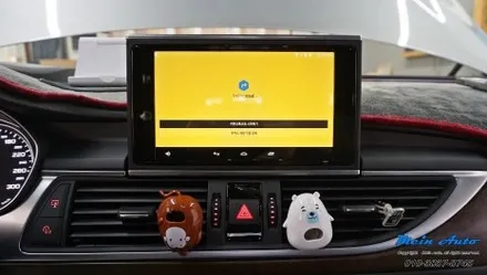 아우디 A6(C7) 순정 MMI 연동 안드로이드 셋탑 네비게이션 M2C-200A 카블릿 설치