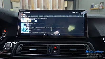 BMW 5시리즈(F10) 12.3인치 안드로이드 올인원 설치 / 경남 창원