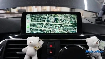 BMW 3시리즈(F30) 티맵, 카카오 내비 사용을 위한 무선 애플 카플레이 & 안드로이드 오토 설치 / 경남 창원