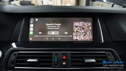 BMW 5시리즈(F10) 티맵, 카카오 내비 사용 무선 애플 카플레이 & 무선 안드로이드 오토 설치 / 경남 창원