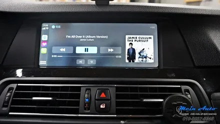 BMW 5시리즈(F10) 528i 고화질 애플 카플레이 모듈 설치 / 경남 창원
