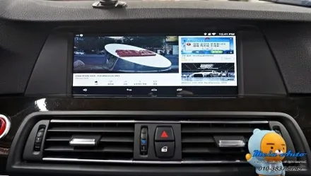2010년 BMW 528i(F10) 안드로이드 셋탑 M2C-200A, 순정 HUD 연동 / 경남 창원