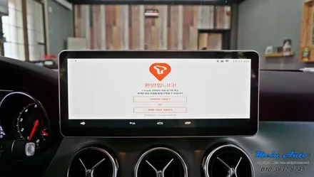 2018 벤츠 X156 GLA220 국산 12.3인치 모니터, 안드로이드 네비게이션 M2C-200A 셋탑 / 경남 창원
