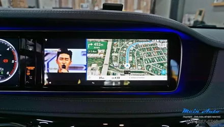 2015 벤츠 W222 S클래스 차량용 고화질 안드로이드 네비게이션 M2C-200A 플러스 셋탑 / 경남 창원