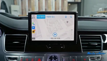2015년 아우디 A8(D4) 유무선 애플 카플레이 & 안드로이드 오토, 아이나비 Z8000 블랙박스 / 경남 창원