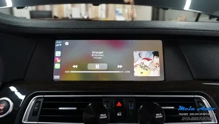 BMW 7시리즈(F02) 유무선 애플 카플레이 & 안드로이드 오토 모듈 설치