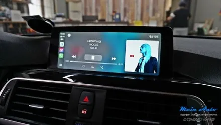 BMW 3시리즈(F30) 티맵, 카카오 내비, 네이버 지도 사용 유무선 애플 카플레이 & 안드로이드 오토 설치 / 경남 창원