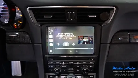 포르쉐 911(991) PCM3.1 무선 애플 카플레이 & 무선 안드로이드 오토 설치 / 경남 창원