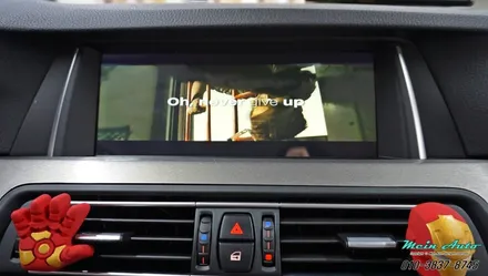 창원 수입차 안드로이드 셋탑 장착 BMW 528i(F10) 안드로이드 셋탑 아트뷰 M2C 100 카블릿 장착 / 경남 창원