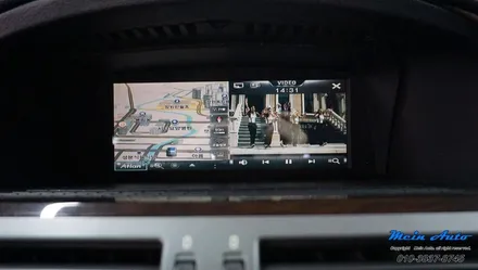 [창원 수입차 네비 매립] 구형 BMW 7시리즈(E65) 아틀란 3D 터치 네비게이션 매립 시공 / 경남 창원
