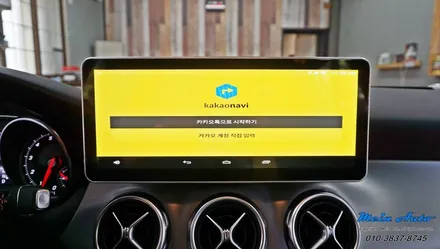 2018 벤츠 X156 GLA220 국산 12.3인치 모니터, 안드로이드 네비게이션 M2C-200A 셋탑 / 경남 창원