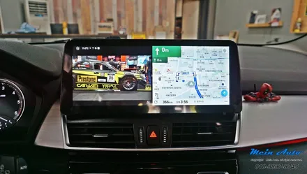 BMW 2시리즈 액티브투어러(F45) 12.3인치 안드로이드 올인원 네비게이션 설치
