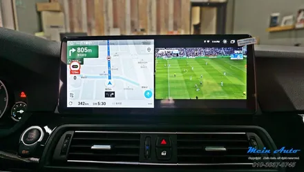 BMW 5시리즈(F10) 12.3인치 안드로이드 올인원 설치 / 경남 창원