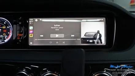 벤츠 S63 AMG(W222) 티맵, 카카오 내비 사용 무선 애플 카플레이 & 안드로이드 오토 설치 / 경남 창원