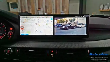 BMW X5(F15) 14.9인치 와이드 스크린 안드로이드 올인원 설치 / 경남 창원