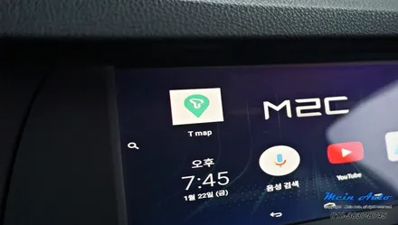 BMW 5시리즈(F10) 528i 안드로이드 셋탑 M2C-200A 카블릿 + 순정 HUD 연동 / 경남 창원