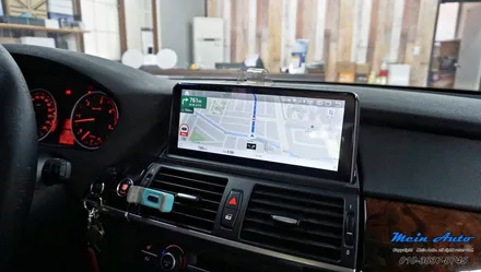 BMW X5(E70) 10.25인치 안드로이드 올인원 내비게이션, 순정형 후방카메라 시공 / 경남 창원