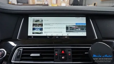 BMW 7시리즈(F02) 셋탑형 안드로이드 네비게이션 M2C-200A 카블릿 설치