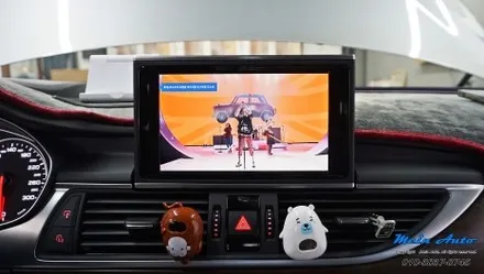 아우디 A6(C7) 순정 MMI 연동 안드로이드 셋탑 네비게이션 M2C-200A 카블릿 설치