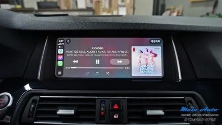BMW 5시리즈(F10) 무선 애플 카플레이 & 안드로이드 오토 설치 / 경남 창원