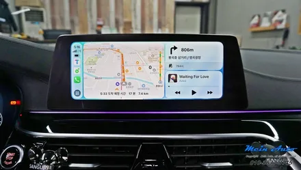 BMW 5시리즈(G30) 무선 안드로이드 오토 사용을 위한 모듈 설치 / 경남 창원