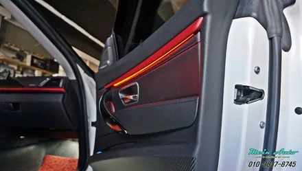 BMW 3GT(F34) 엠비언트 라이트 튜닝과 도어 방음 방진 / 경남 창원