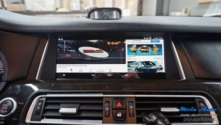 2014년 BMW 7시리즈(F02) 730Ld 차량용 안드로이드 셋탑 M2C-200A 설치, 순정 후석 모니터 연동 / 경남 창원