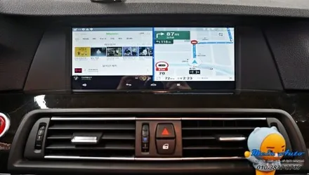 2010년 BMW 528i(F10) 안드로이드 셋탑 M2C-200A, 순정 HUD 연동 / 경남 창원