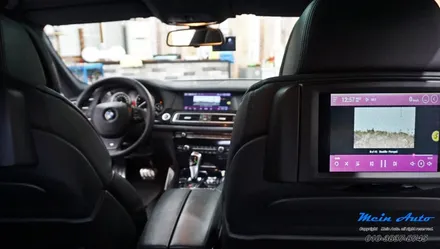 2009년 BMW 740Li(F02) JY-Z1 아틀란 셋탑 네비게이션, 순정 HUD 연동, 순정 후석 모니터 연동 / 경남 창원