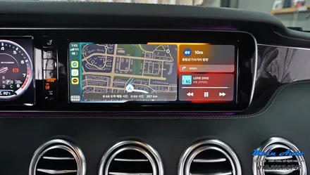 2015년 벤츠 S63 AMG 쿠페(C217) 애플 카플레이 & 안드로이드 오토 / 경남 창원