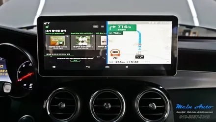 2017 벤츠 C253 GLC클래스 쿠페 국산 12.3인치 모니터, 안드로이드 네비게이션 M2C-200A / 경남 창원