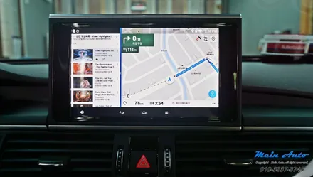 2016년 아우디 A6(C7) 안드로이드 네비게이션 M2C-200A 셋탑 / 경남 창원