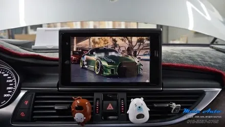 아우디 A6(C7) 순정 MMI 연동 안드로이드 셋탑 네비게이션 M2C-200A 카블릿 설치