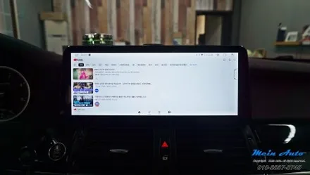 BMW X6(E71) 12.3인치 안드로이드 올인원 네비게이션 설치