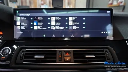BMW 5시리즈(F10) 14.9인치 안드로이드 올인원 설치 / 경남 창원