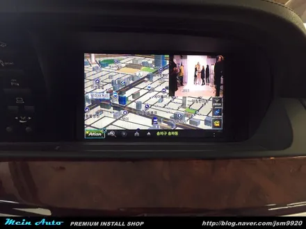 벤츠 S클래스(W221) 아틀란 3D 터치 네비게이션 장착하기 / 경남 창원