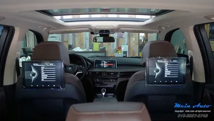 BMW X5(F15) 뒷좌석용 리어 후석 모니터 안드로이드 G7 장착 / 경남 창원