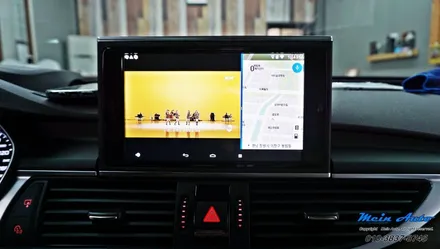 아우디 A6(C7) 안드로이드 셋탑 M2C-200A 카블릿 / 경남 창원