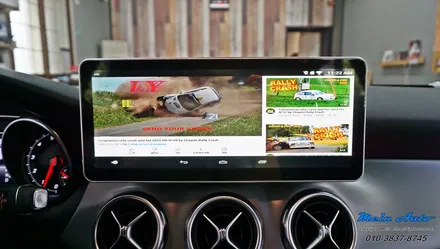 2018 벤츠 X156 GLA220 국산 12.3인치 모니터, 안드로이드 네비게이션 M2C-200A 셋탑 / 경남 창원