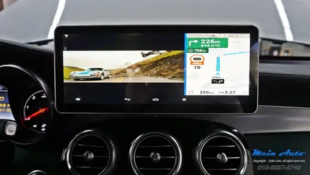 2017 벤츠 C253 GLC클래스 쿠페 국산 12.3인치 모니터, 안드로이드 네비게이션 M2C-200A / 경남 창원