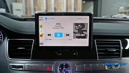 2015년 아우디 A8(D4) 유무선 애플 카플레이 & 안드로이드 오토, 아이나비 Z8000 블랙박스 / 경남 창원